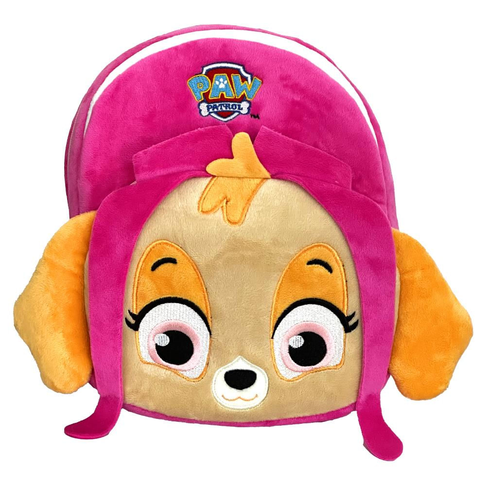 Mochila Infantil de Pelúcia Patrulha Canina Skye