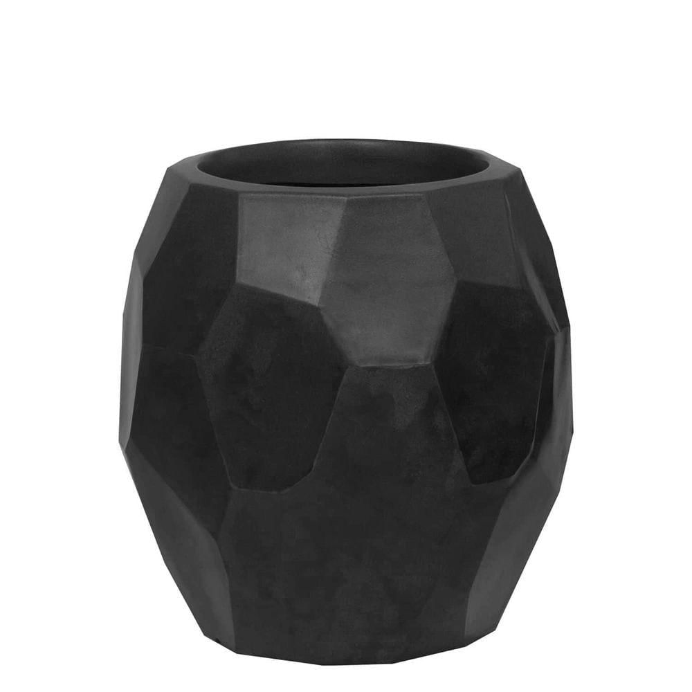 Vaso Geo 30 X 40 Cm Cor 18 - Antique Preto