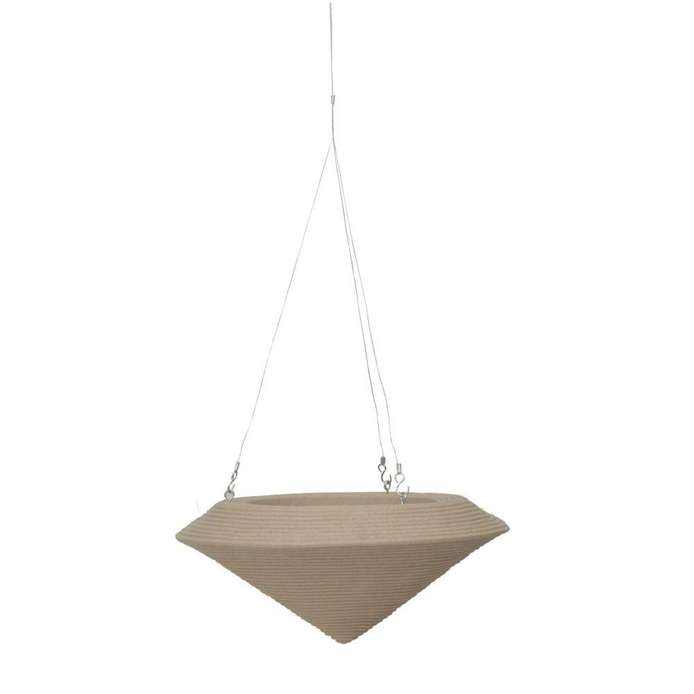 Vaso Bali Suspenso 24 X 18 Cm Cor 11 - Granito Areia