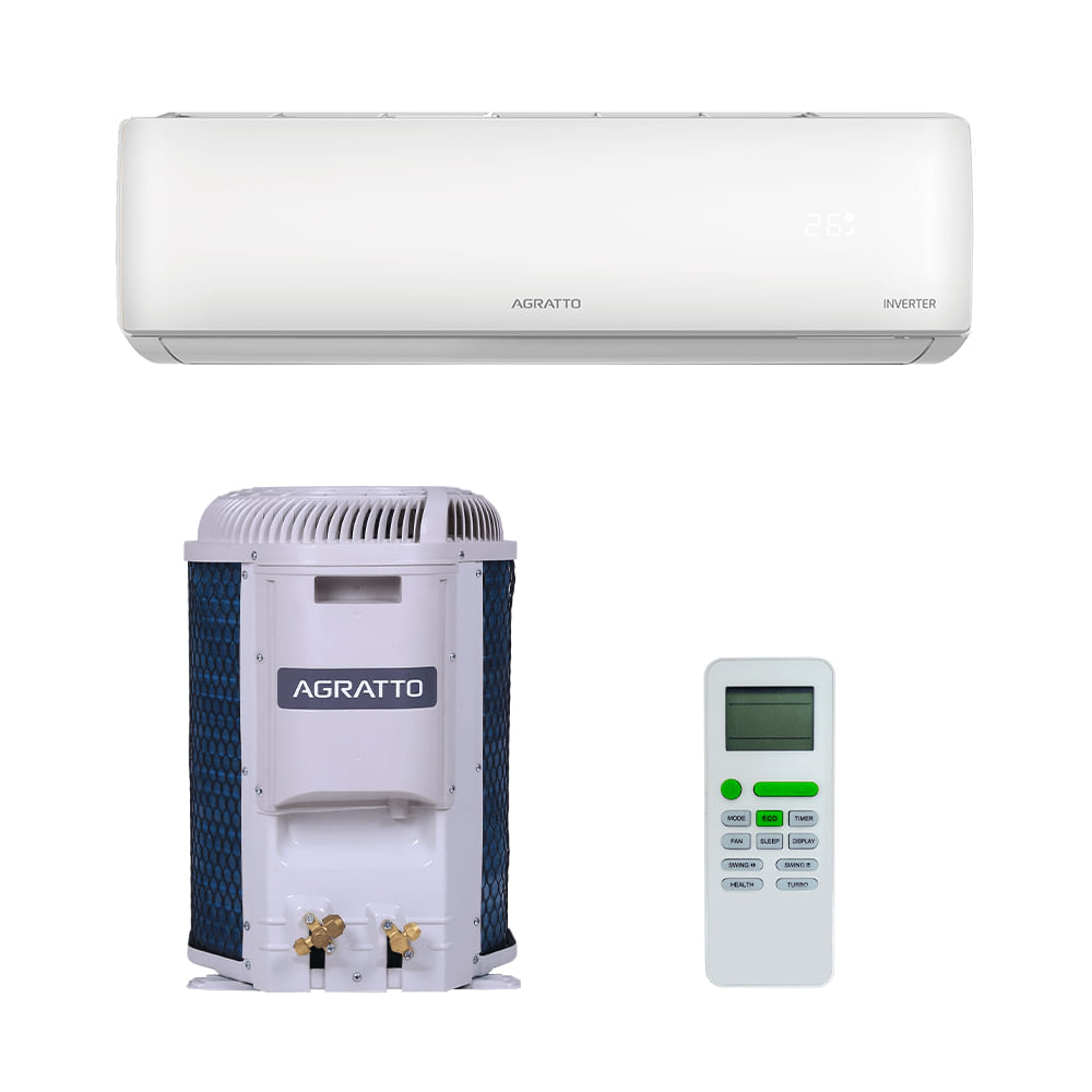 Ar Condicionado Split Agratto Liv Top Inverter 12.000 Btus Frio 220v R-32
