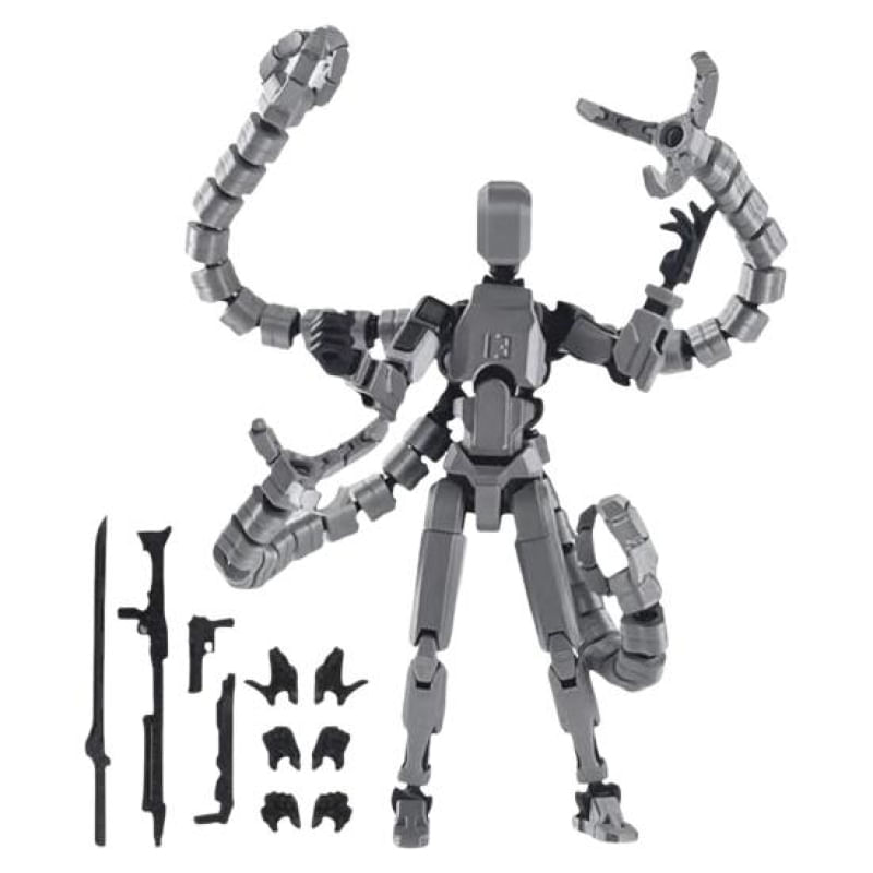 Figura de Ação de Robô com Tentáculos Acessórios Joints Movíveis
