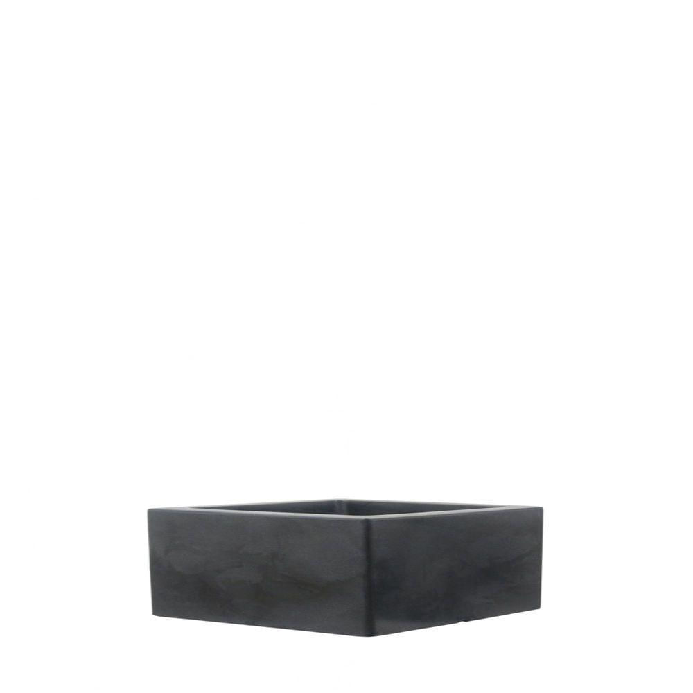 Vaso Cubo 80 X 30 Cm Cor 18 - Antique Preto