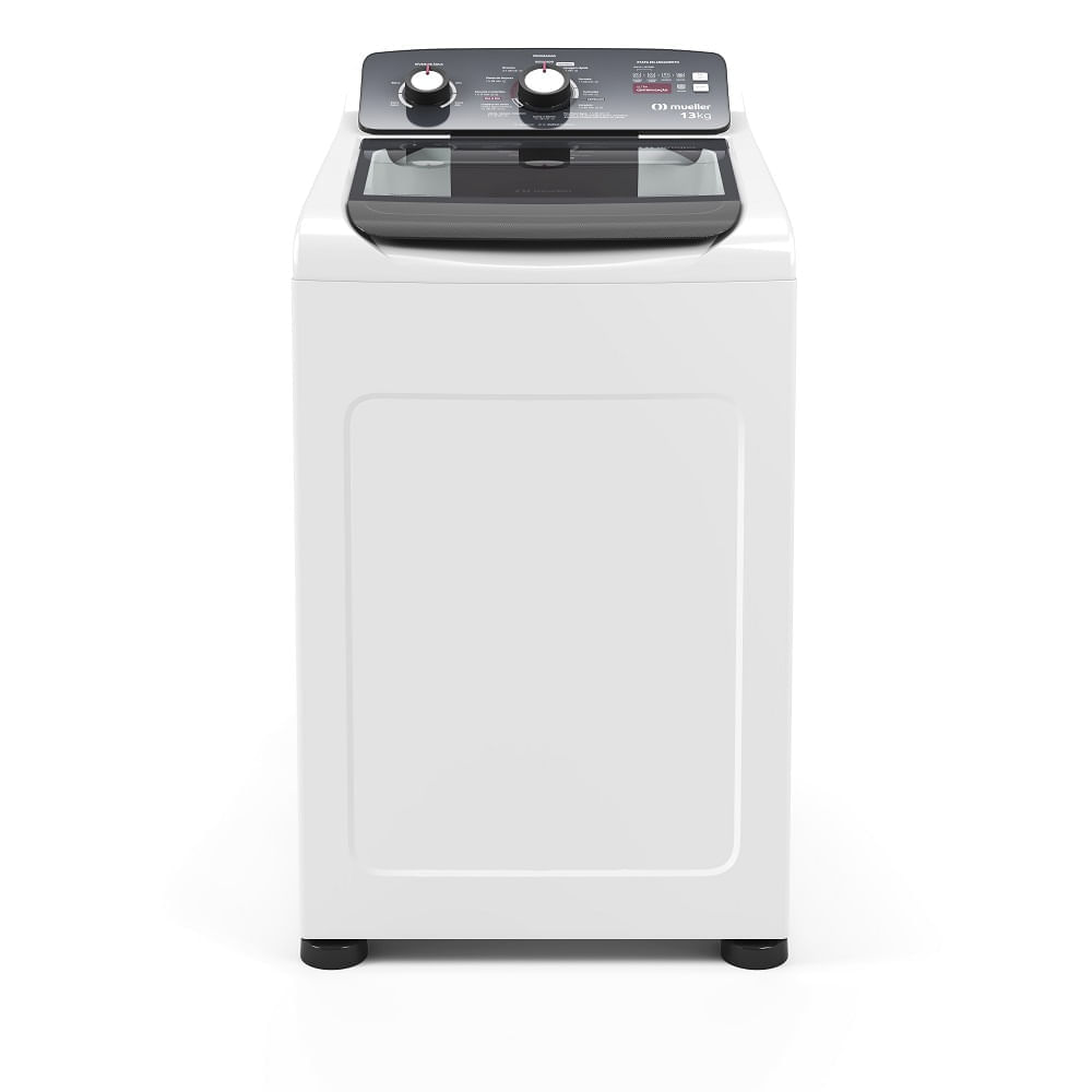 Lavadora de Roupas Automática Mueller 13Kg Ultracentrifugação e Ciclo Rápido Branca MLA13 – 220 Volts