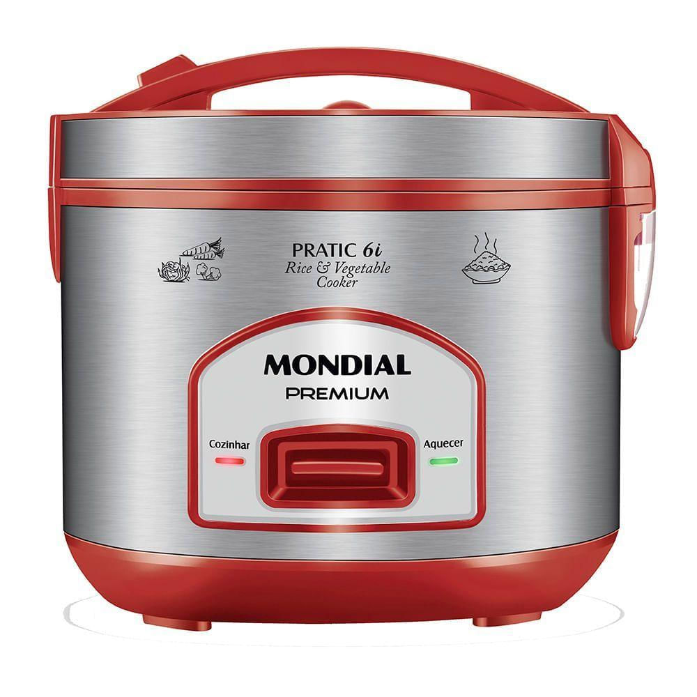 Panela Elétrica Mondial Pratic 6i Pe-45-6x 220v vermelho 220V