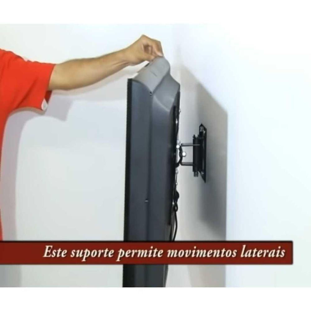 Suporte Articulado Brasforma Sbrp120 P/ Tvs 10-55 - Preto