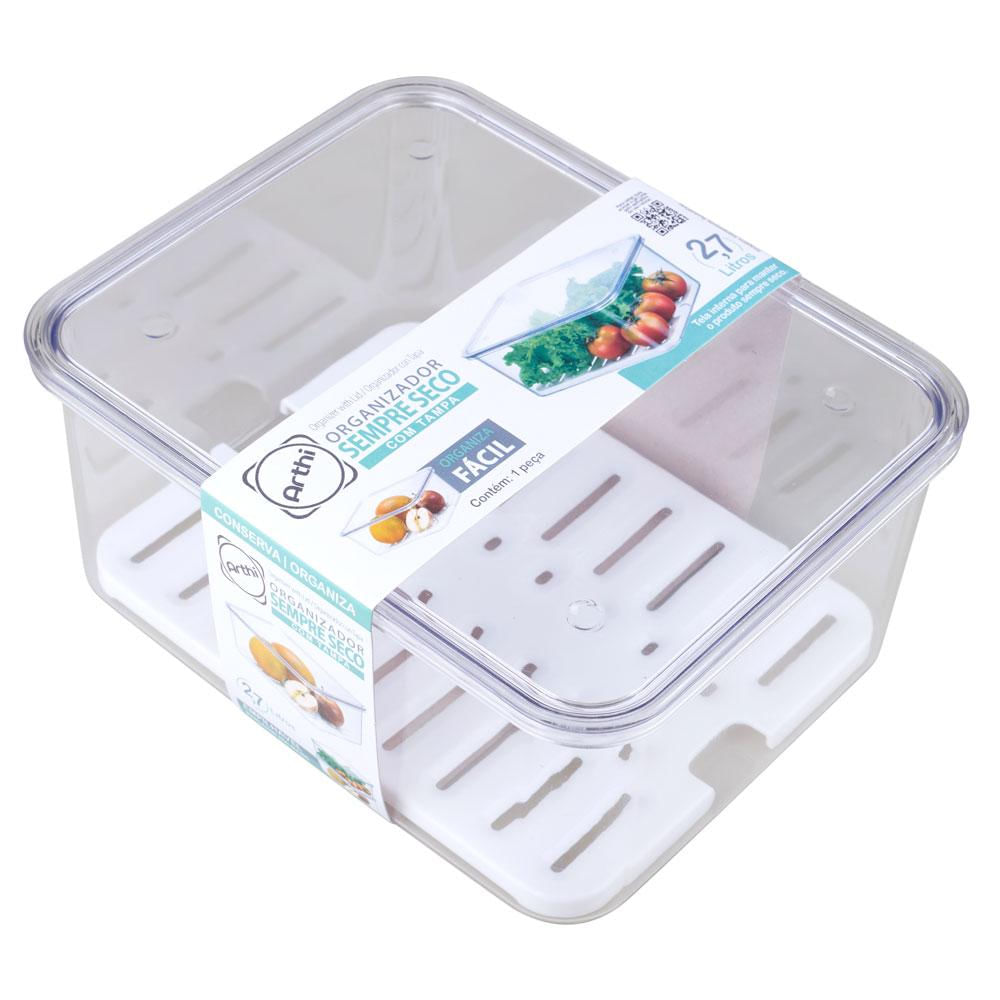 Organizador de Geladeira 2.7L Sempre Seco Arthi 3274