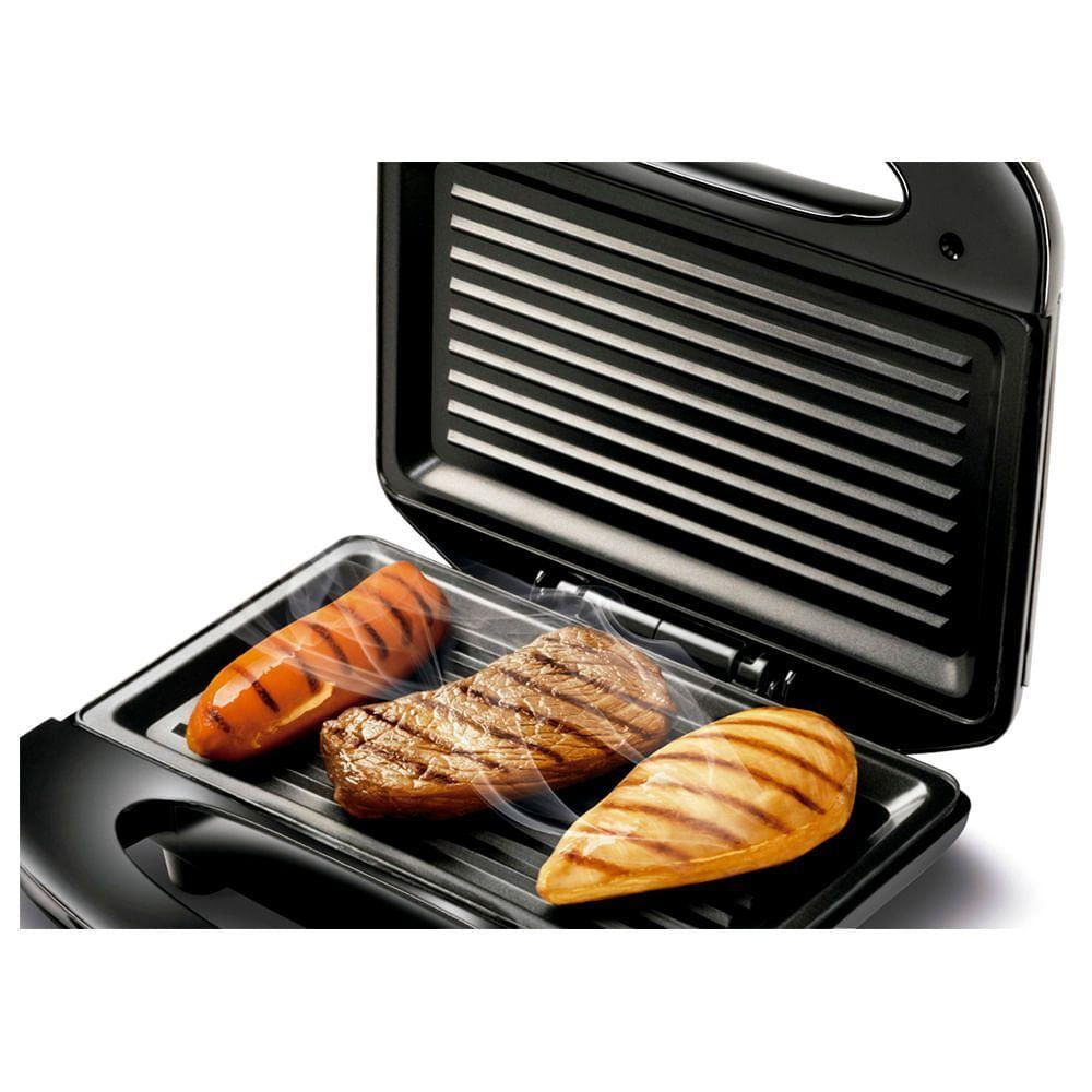 Sanduicheira Mondial Fast Grill E Sandwich Preto S-12 127V 110V