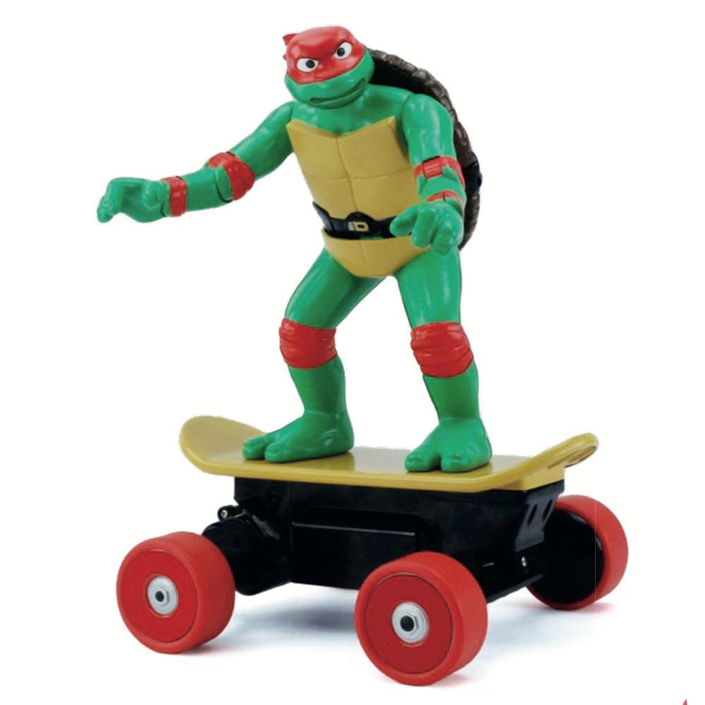 Skate Controle Remoto 7 funções Tartarugas Ninja Cowabunga Raph