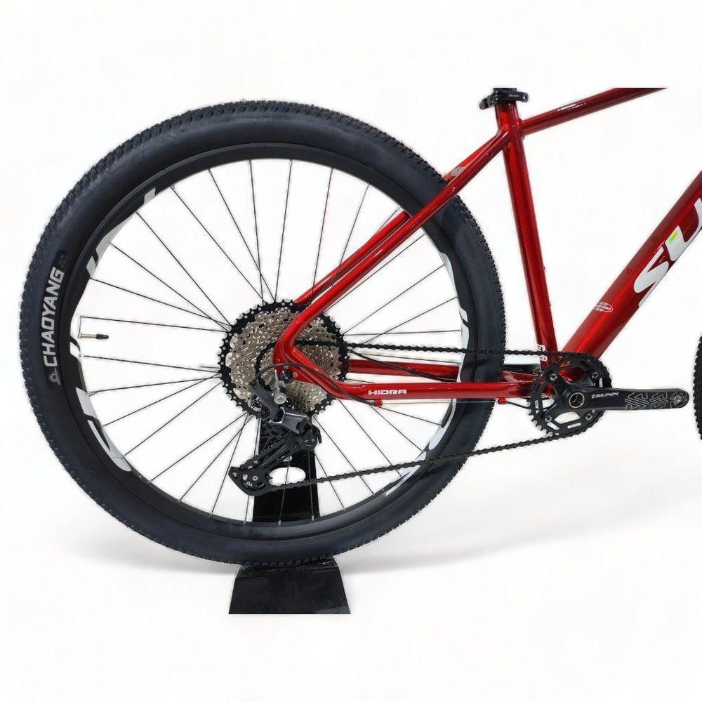 Bicicleta Aro29 Tam 15.5 Marca Sunn Modelo Hidra Comp 12v Shimano Deore E Suspensão Ar Suntour X1