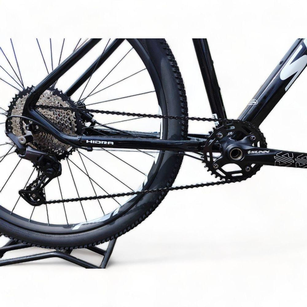 Bicicleta Aro29 Tam 17.5 Marca Sunn Modelo Hidra Comp 12v Shimano Deore E Suspensão Ar Suntour X1