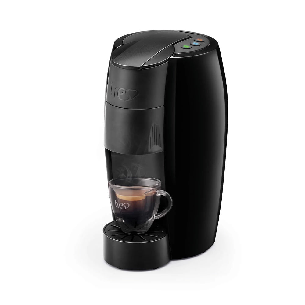 Máquina de Café Expresso Três Corações Basic Preta - 127V