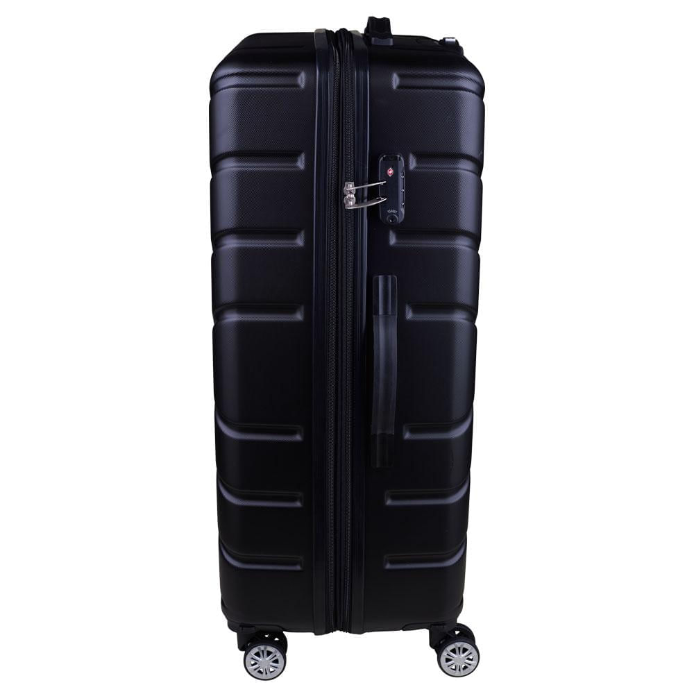 Mala de Viagem Grande 20Kg VIP Bolder Preta Preto