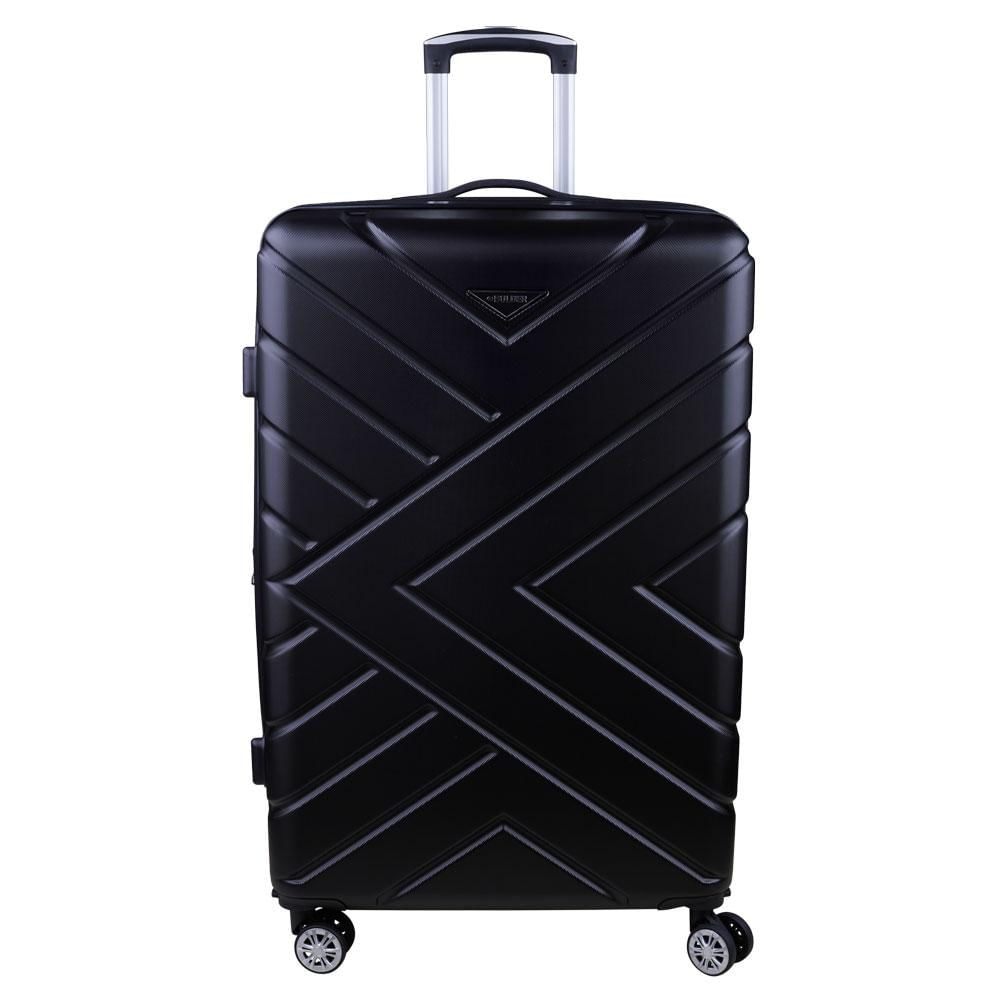 Mala de Viagem Grande 20Kg VIP Bolder Preta Preto