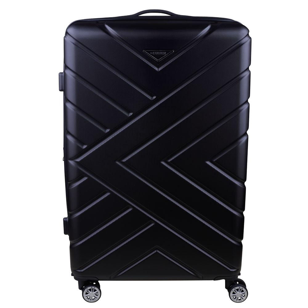 Mala de Viagem Grande 20Kg VIP Bolder Preta Preto