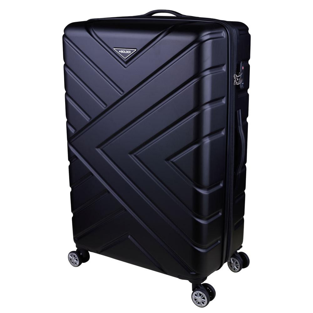 Mala de Viagem Grande 20Kg VIP Bolder Preta Preto