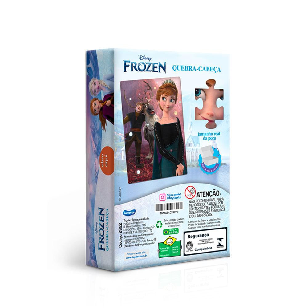 Quebra Cabeça Disney Frozen Anna 60 Peças - Toyster