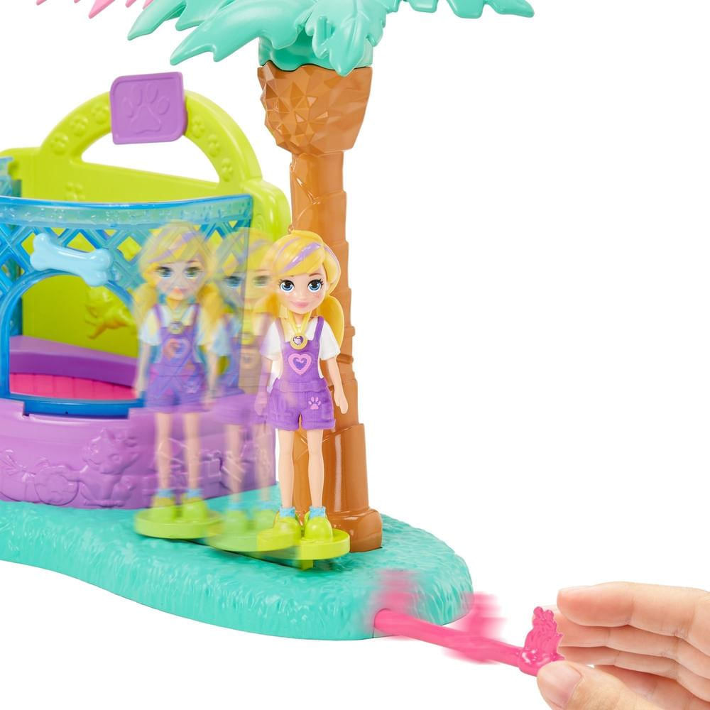Polly Pocket Festa Dei Cuccioli, Playset Con 25 Sorprese E Due Bamboli - Foto 2