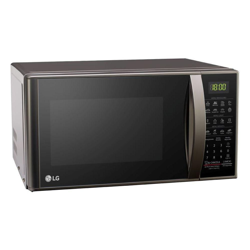 Micro-ondas LG 30 Litros Prata Limpa Fácil MS3043BRA 220V