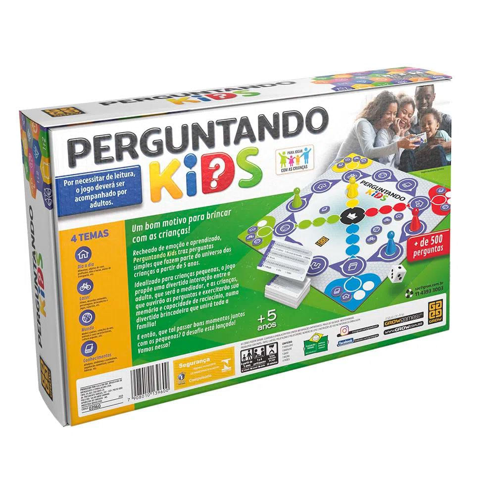 Jogo Perguntando Kids - Grow