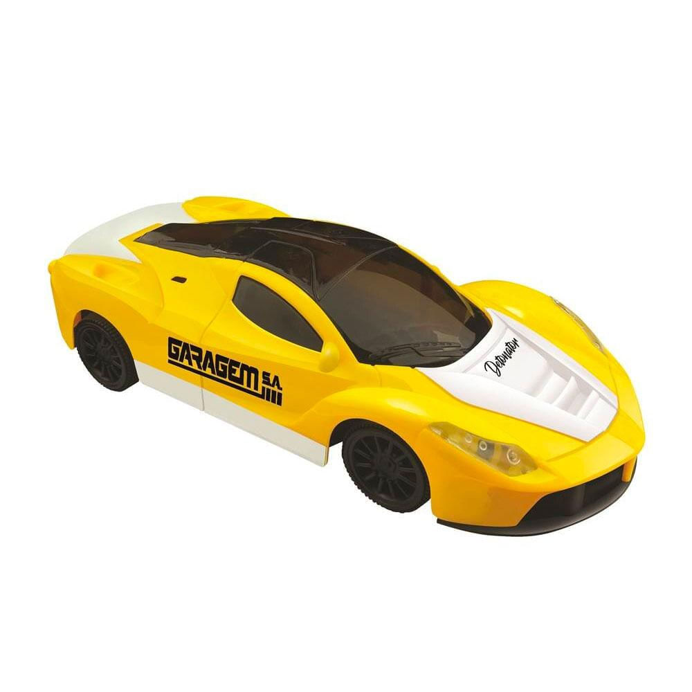 Carrinho de Controle Remoto Detonator Amarelo - Candide