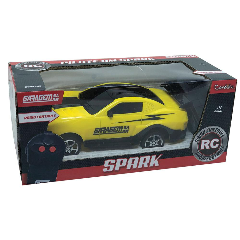 Carrinho Controle Remoto Spark Amarelo - Candide