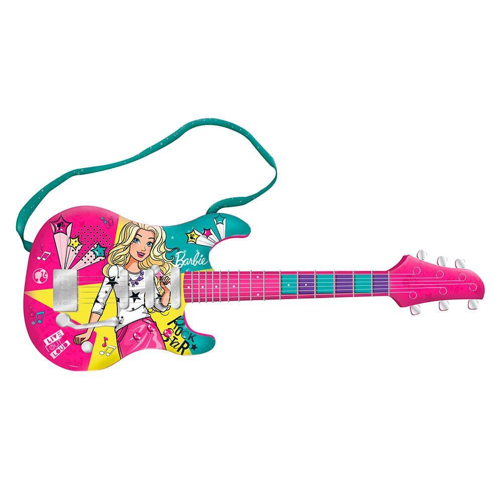 Barbie Guitarra Fabulosa Função MP3 Player - Fun Divirta-se