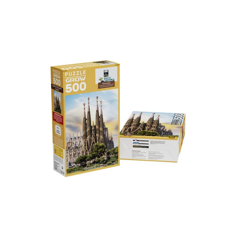 Puzzle 500 Peças Basilica da Sagrada Família - Grow