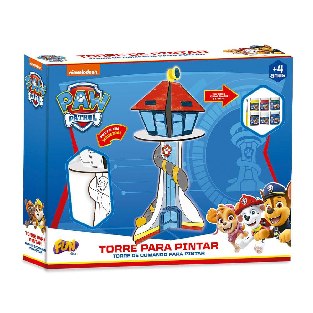 Patrulha Canina Torre Para Pintar - Fun Divirta-se