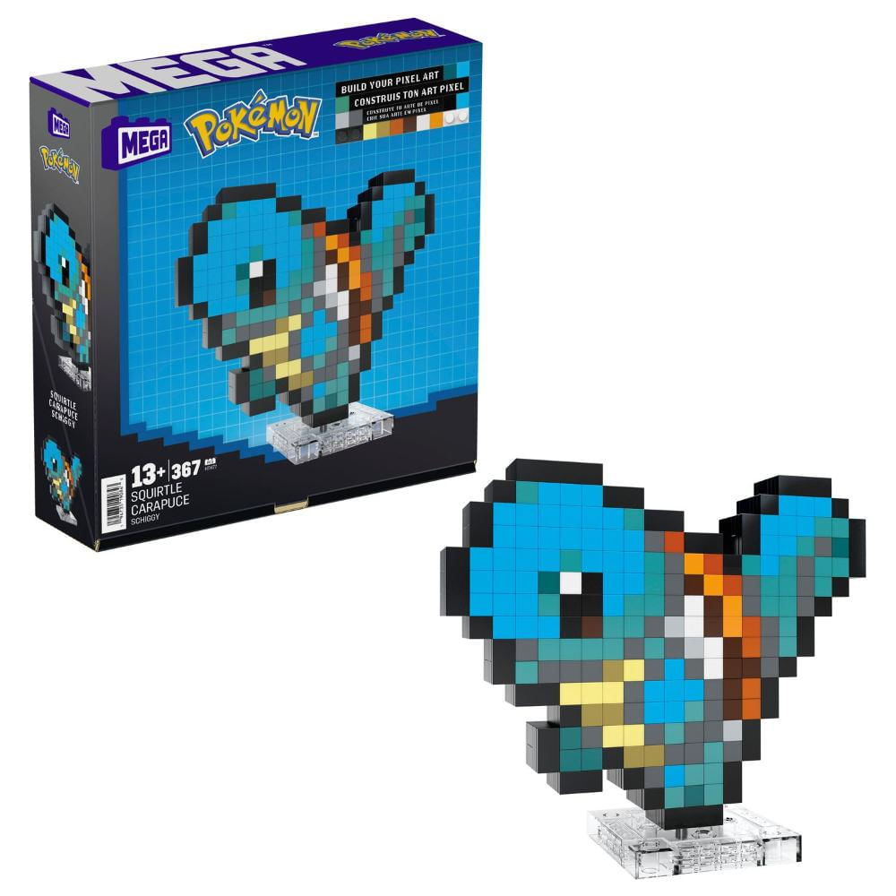 Pokémon Conjunto De Construção Mega Squirtle Pixel - Mattel