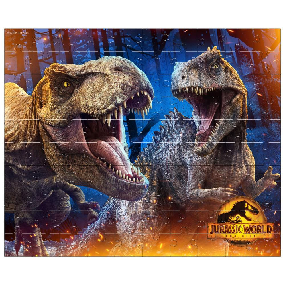 Quebra-Cabeça Jurassic World Batalha dos Gigantes 100 Peças - Mimo