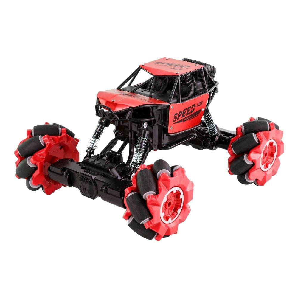 Carrinho de Controle Remoto 7 Funções Vermelho - BBR Toys