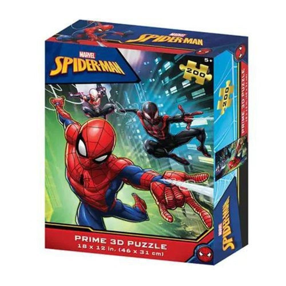 Quebra Cabeça Homem Aranha 3D 200 Peças - Multikids