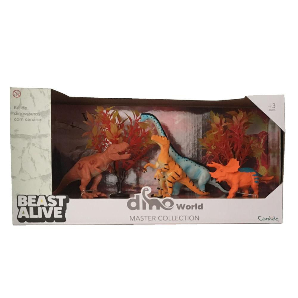 Robo Alive Dino World Brotossauro Azul - Candide