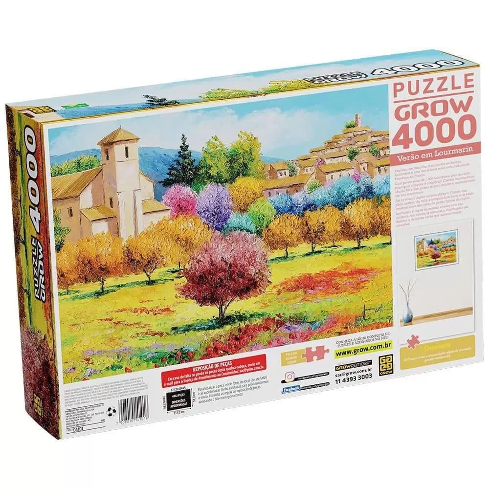 Puzzle Verão em Lourmarin 4000 Peças - Grow