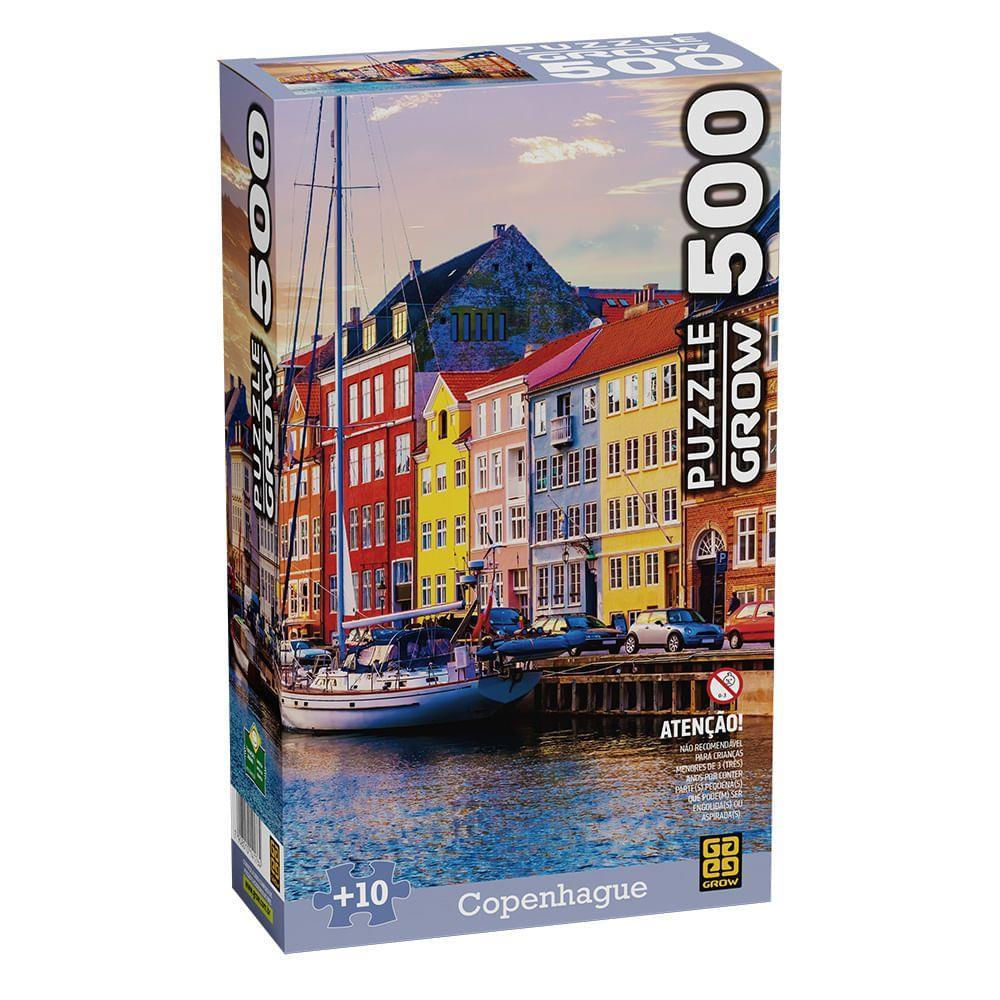 Quebra Cabeça Copenhague 500 Peças - Grow