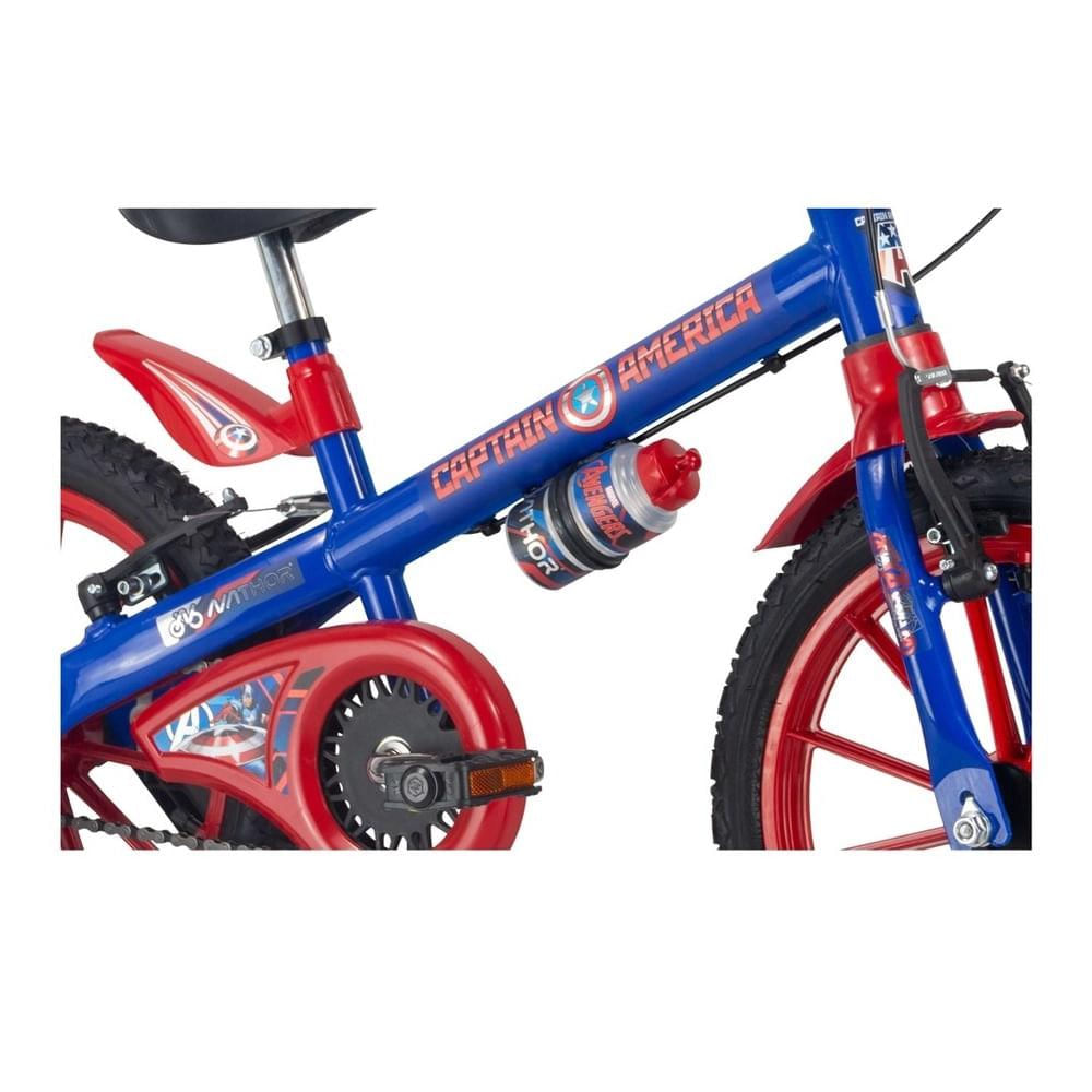 Bicicleta Aro 16 Capitão América - Nathor