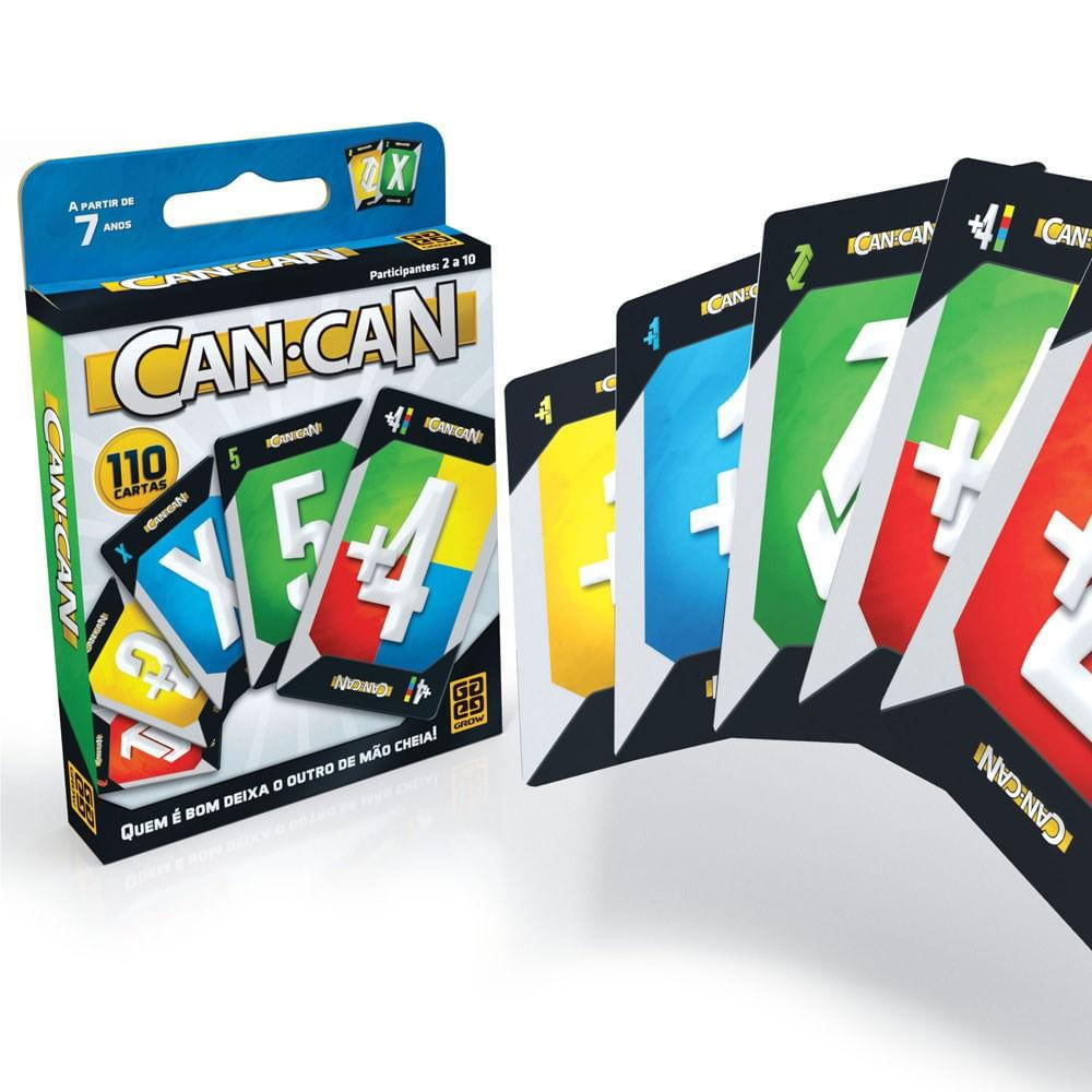 Jogo de Cartas Can Can - Grow