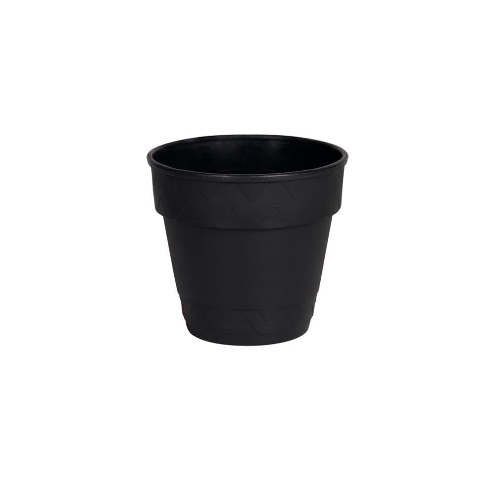 Vaso 2 em 1 13cm Preto