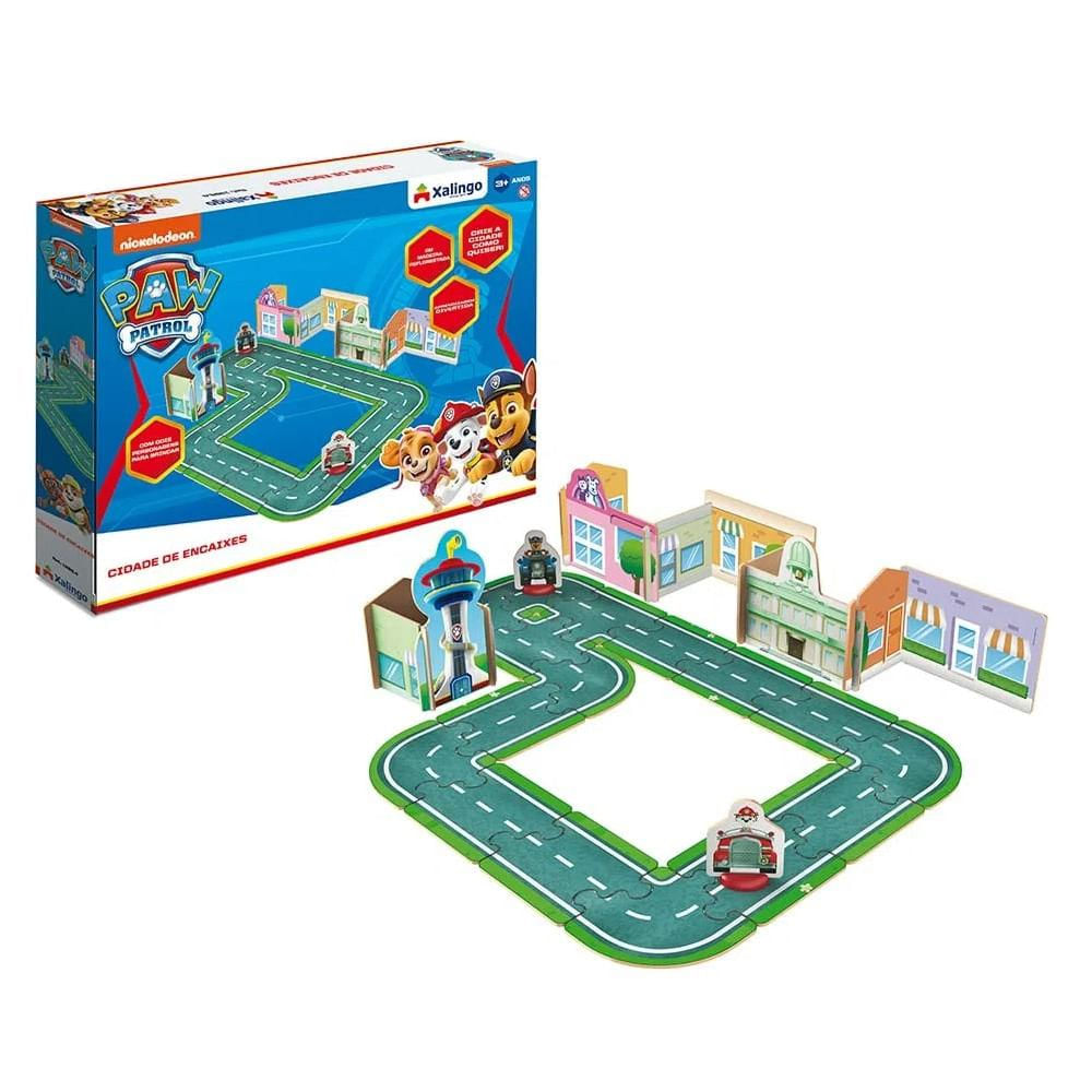 Playset Cidade de Encaixes Patrulha Canina - Xalingo