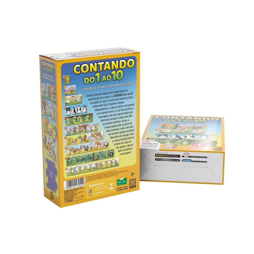 Contando do 1 ao 10 - Grow