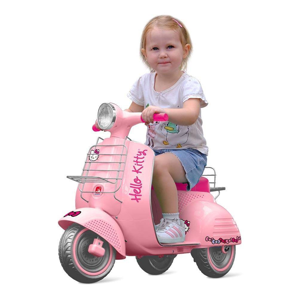 Lambreta Hello Kitty Elétrica 6V - Bandeirante