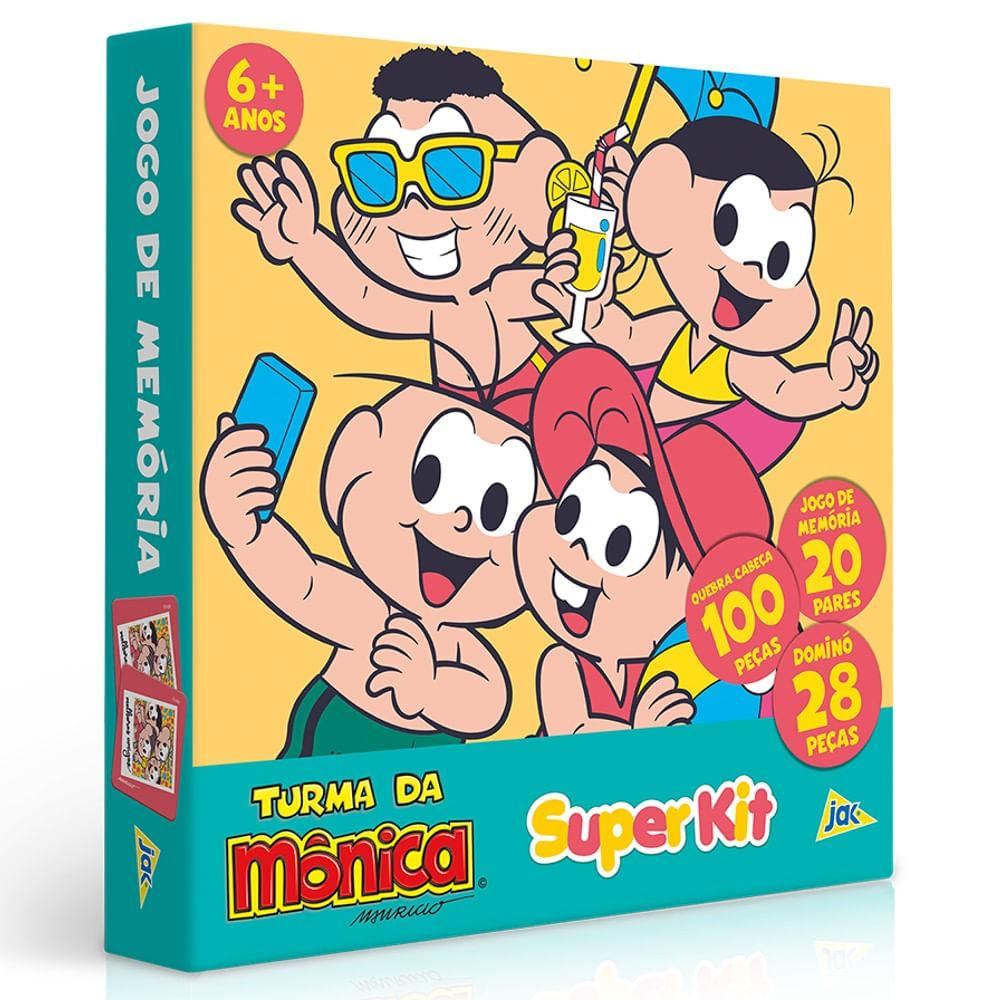 Super Kit Turma da Mônica com 3 Jogos - Toyster