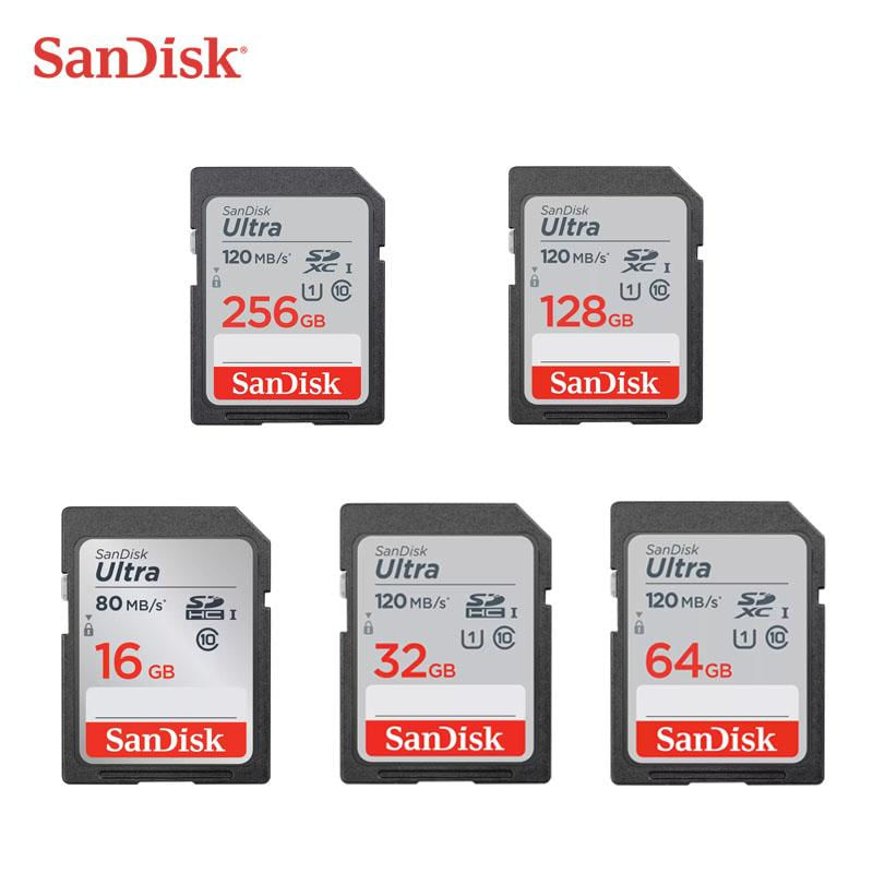 Cartão SanDisk Ultra® SDHC™ UHS-I e SDXC™ UHS-I