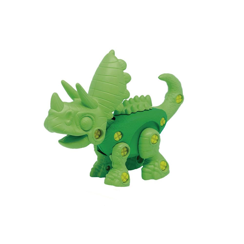 Junior Megasaur Monte seu Dino Triceratopos - Fun Divirta-se