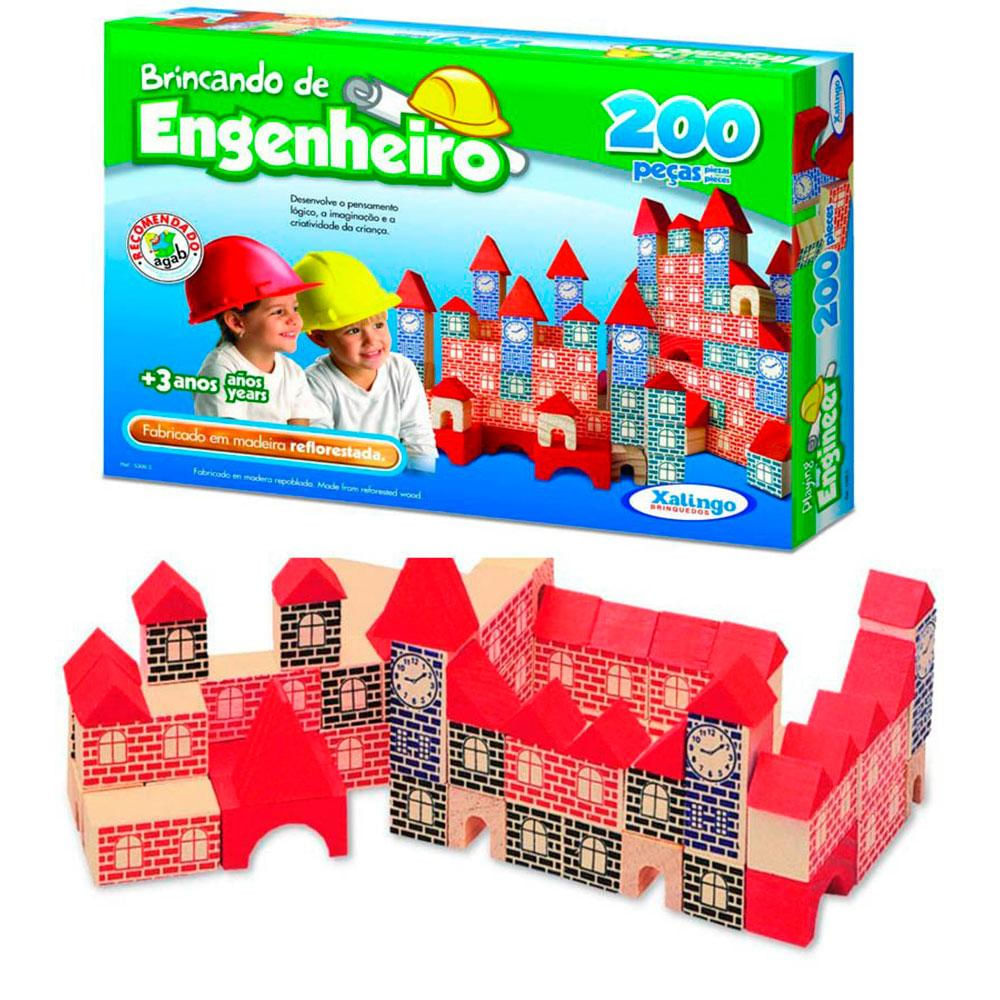 Brincando de Engenheiro 200 Peças