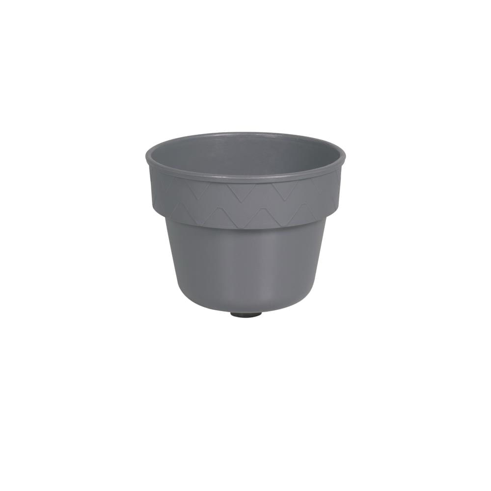 Vaso 2 em 1 13cm Cinza