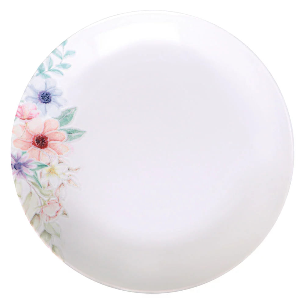 Prato Fundo Tramontina Floratta em Porcelana Decorado 22cm