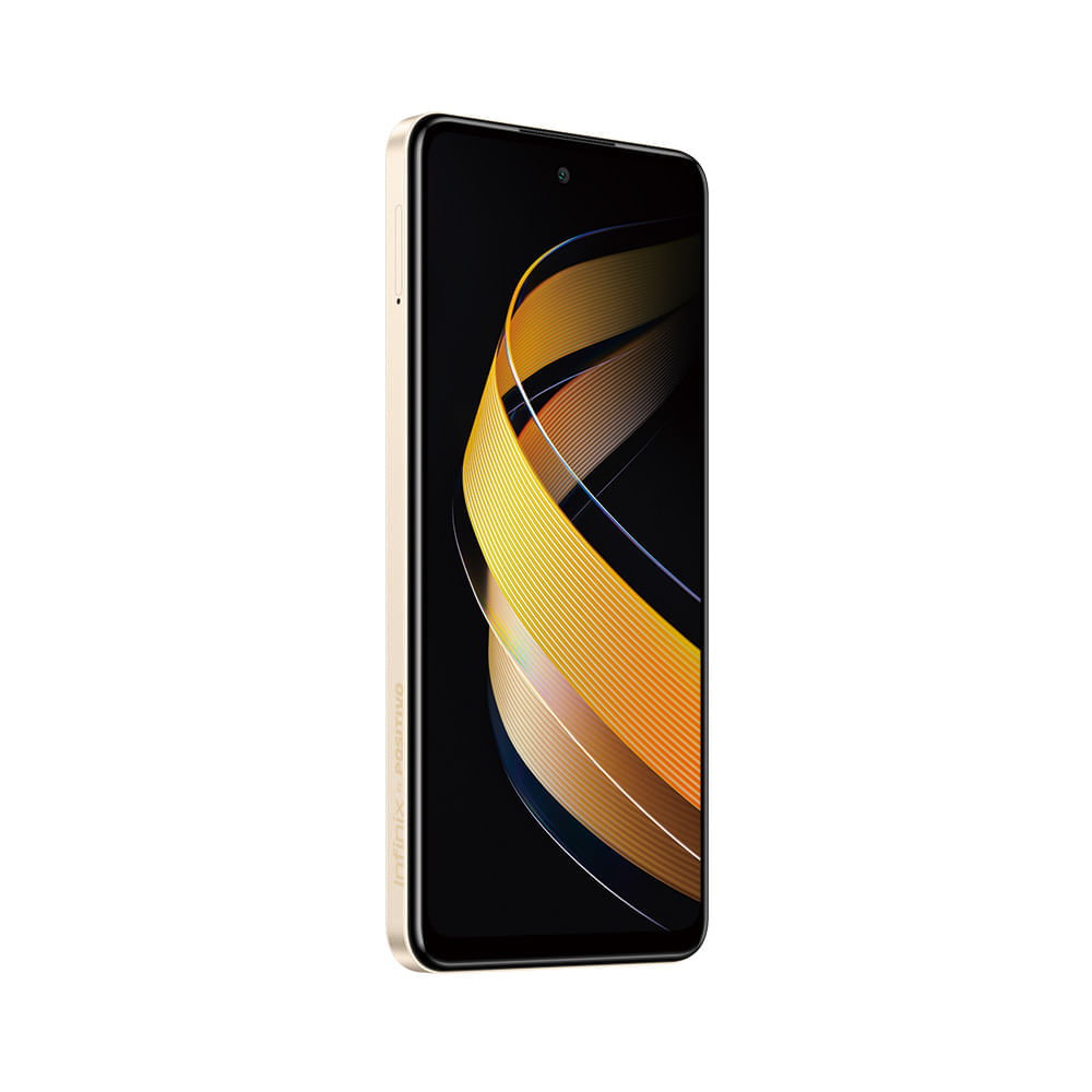 Smartphone Infinix Smart 8 Pro 4GB RAM 256GB Câmera Dupla 50MP Tela Magic Ring 6.6” HD+ 90Hz - Dourado