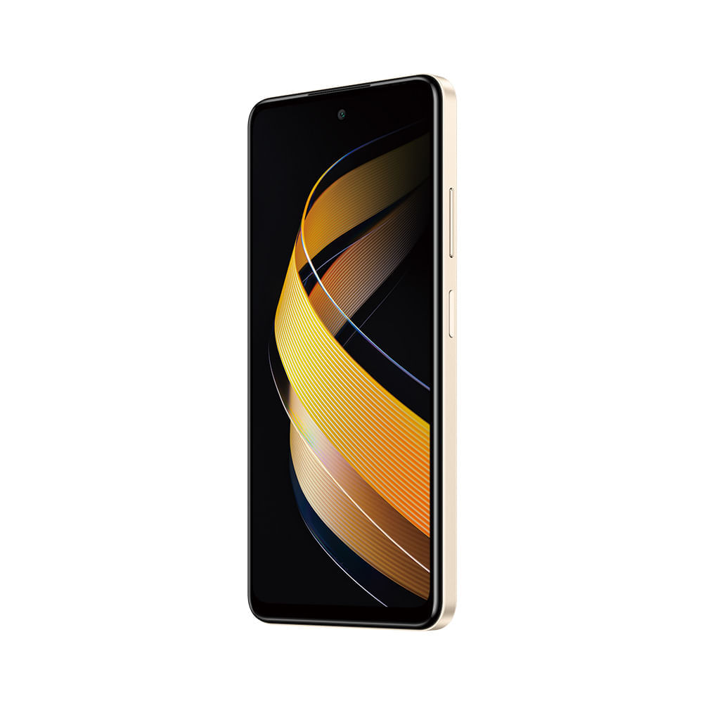 Smartphone Infinix Smart 8 Pro 4GB RAM 256GB Câmera Dupla 50MP Tela Magic Ring 6.6” HD+ 90Hz - Dourado