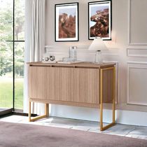 Buffet Estilo Industrial 3 Portas Europa - Montana Dourado Montana Dourado